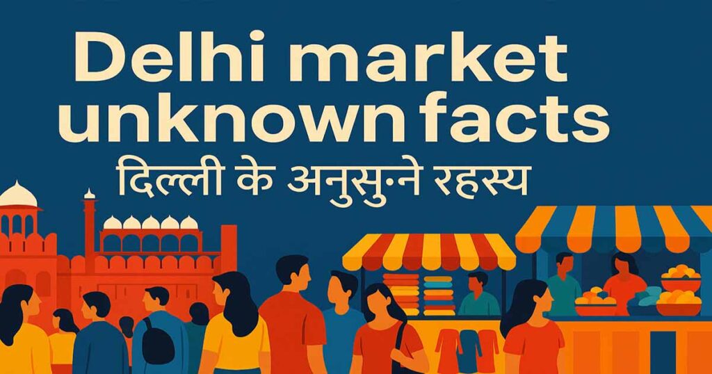 Delhi market unknown facts