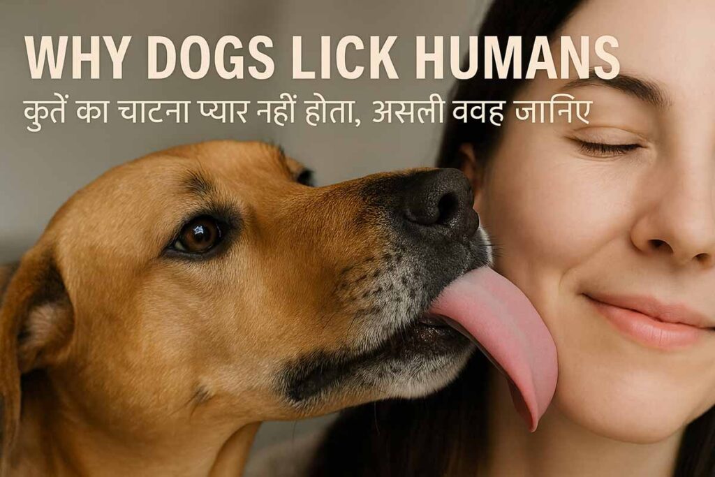 Why dogs lick humans